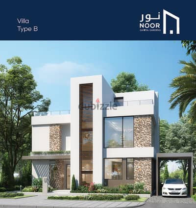 فيلا مستقلة للبيع بمدينتي دبل فيس 491م نموذج B 