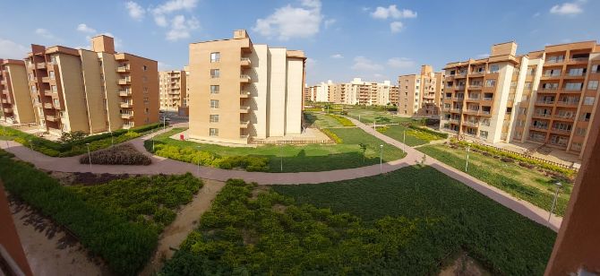 شقة للإيجار قانون جديد بكومباوند وصال ريزيدنس