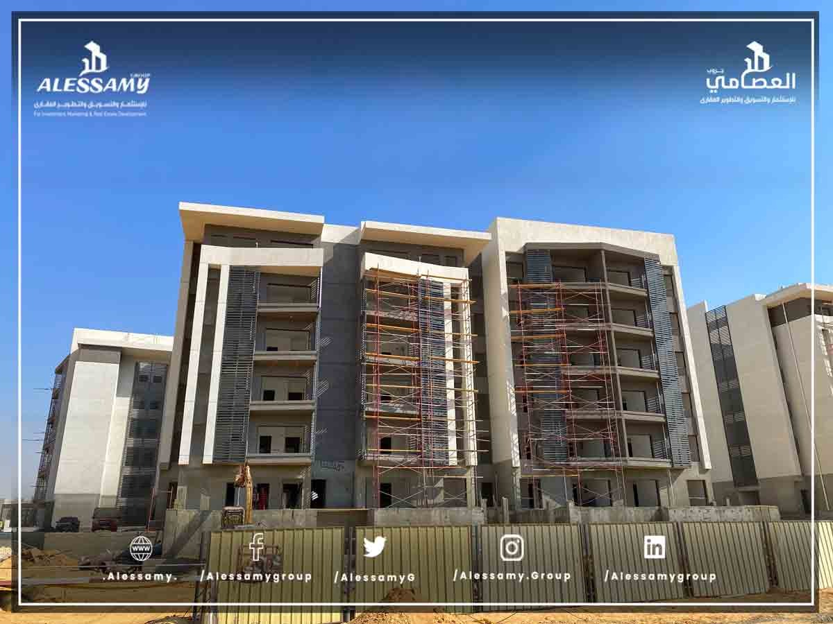 شقه للبيع بتقسيط علي 7 سنوات بمدينتي في الB15