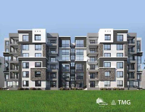 شقه للبيع بتسهيلات علي وايد جاردن بمدينتي 115م في الB14