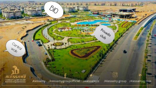 للبيع بمدينتى شقه 200م بالb10 دور رابع فيو ناد بريفادو 