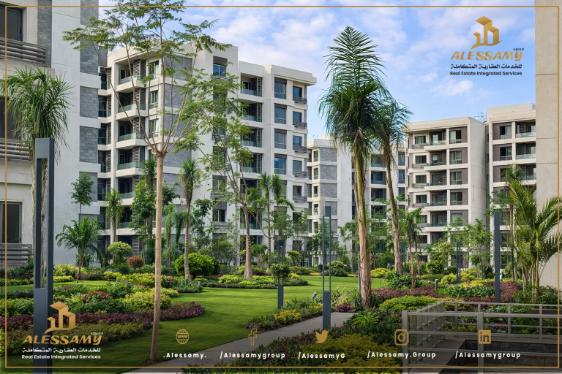 شقه للبيع بمدينه نور 123متر بالتقسيط علي 15سنه بالb1