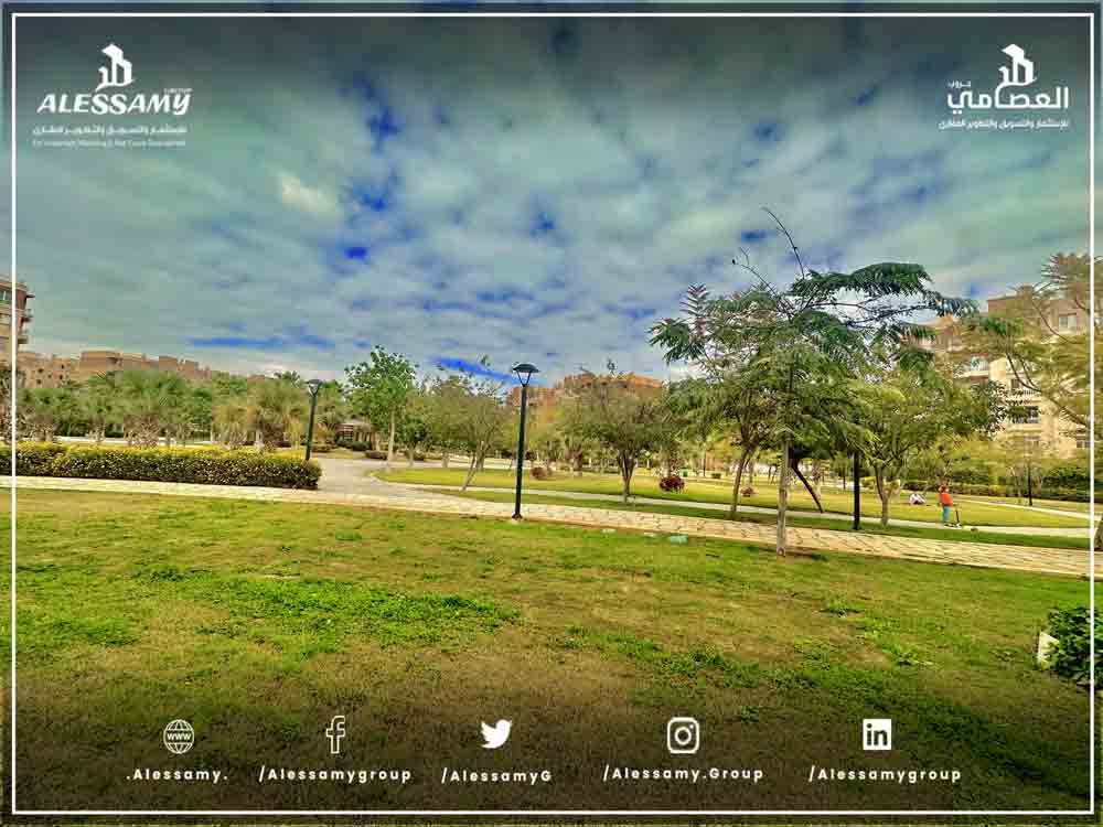 شقه للبيع بمدينتي  205متر في الb1 تطل علي  جاردن