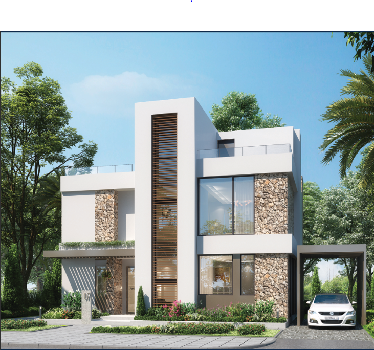 فيلا مستقله للبيع بمدينة نور نموذج B بمساحة 569 متر 