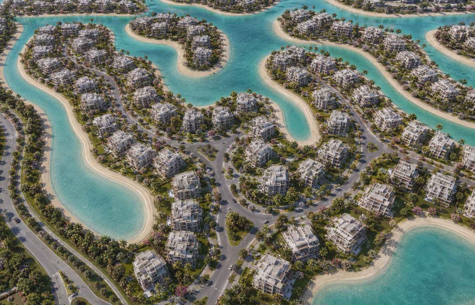 بSouthMED EGYPT  132 م2 بحري غربي للبيع تقسيط تطل على الاجون