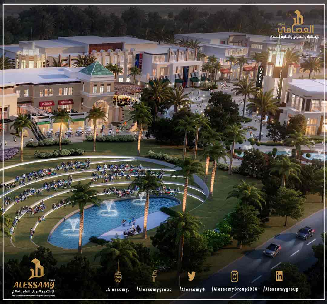 اكبر محل ذهب و مجوهرات بمدينتي بالopen air mall مساحه100متر