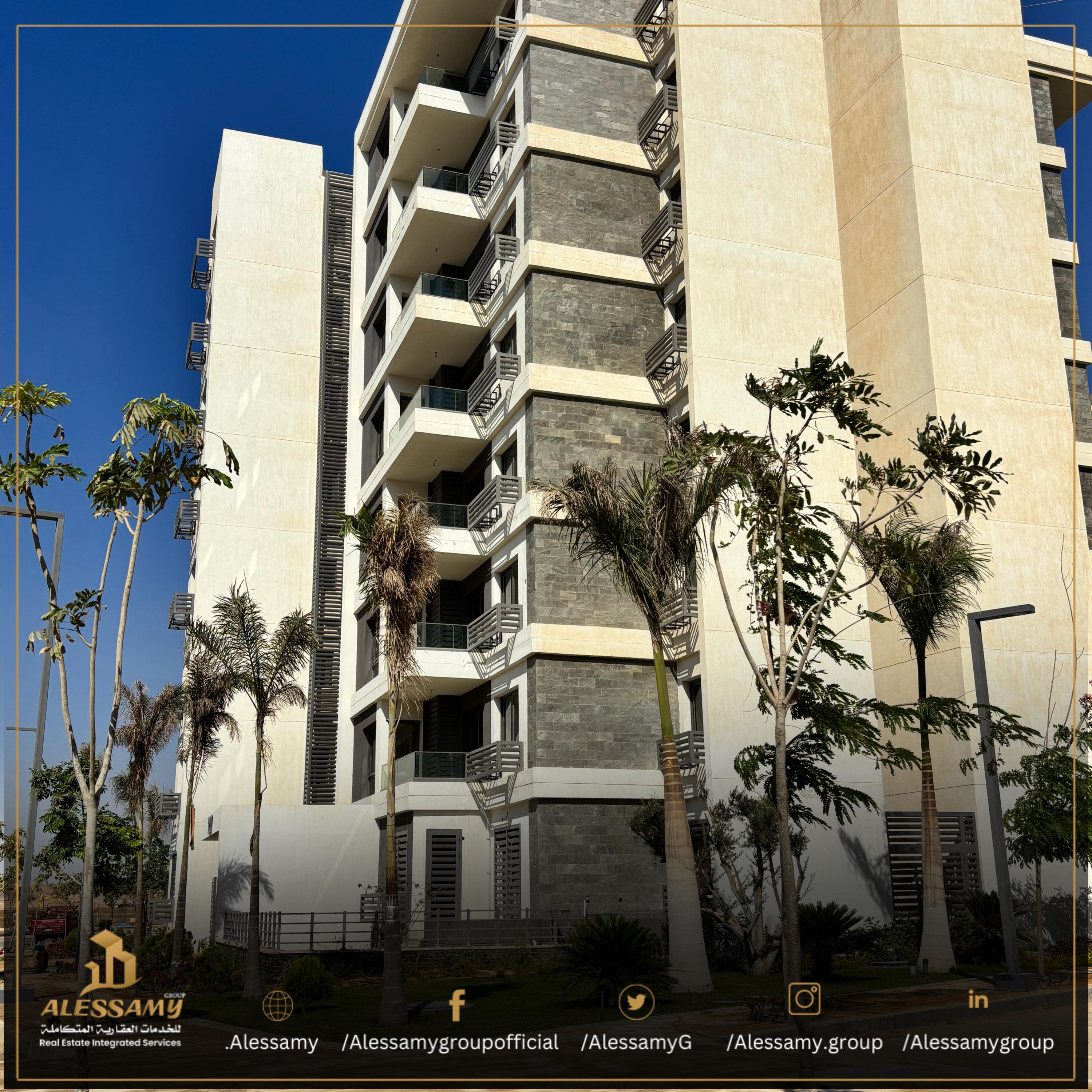 شقه للبيع بنور فى B1 بمساحه 131م 