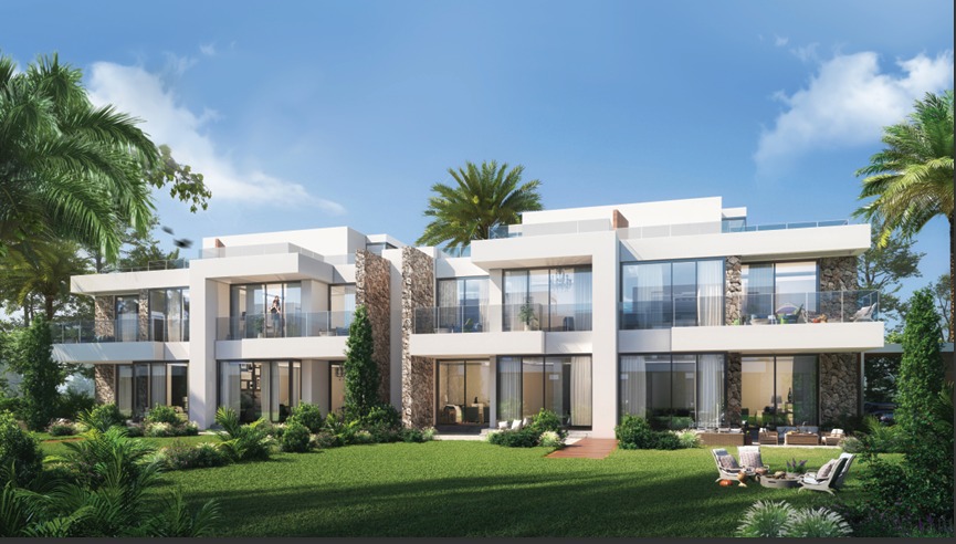 فيلا رباعية ميدل علي وايد جاردن فيو204م دبل فيس بVG3