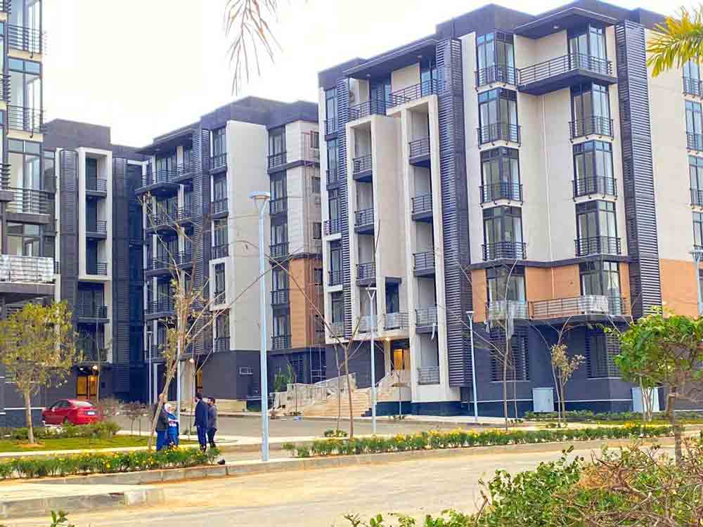 شقه للبيع بتقسيط علي 12 سنوات بمدينتي 69 متر في الB8