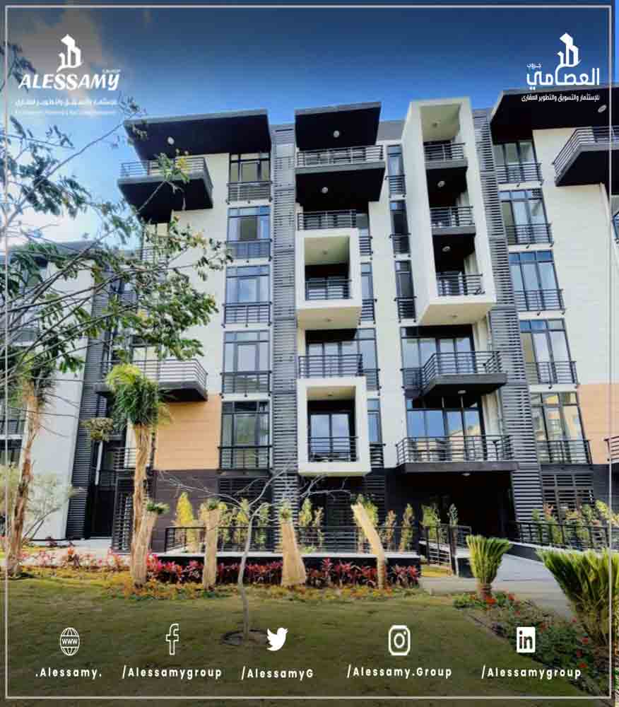 استوديو للبيع بتقسيط علي 12 سنه بمدينتي49متر في الB8