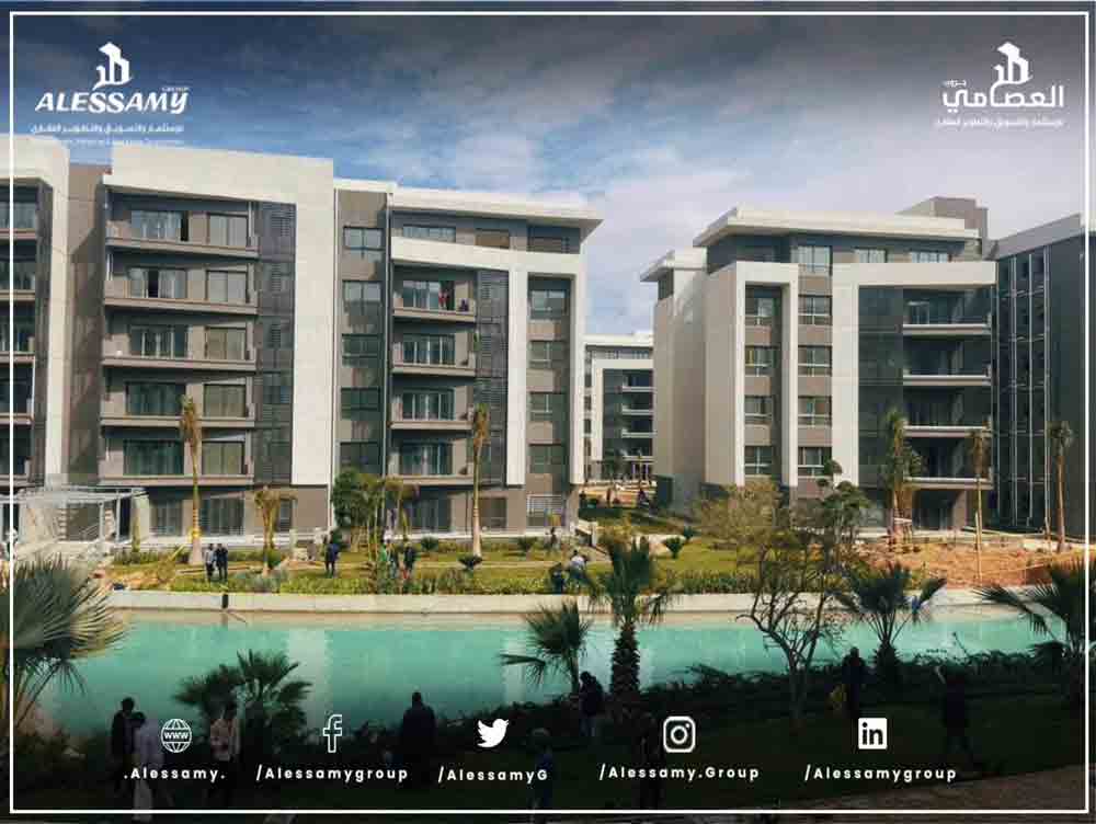 بمدينتى شقة 84 م2  للبيع ببريفادو مستلمه تطل على شارع رئيسى