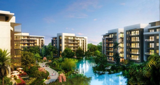 شقه اعى تميز للبيع بالتقسيط بريفادو فيو بحيرات 84 متر 