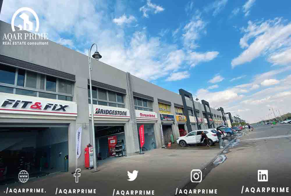  مركز خدمة سيارات للبيع بعائد ايجارى مميز بمدينتى 76م 
