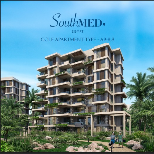 شاليه للبيع فى SOUTHMED بمنطقه الجولف بمساحه 67م