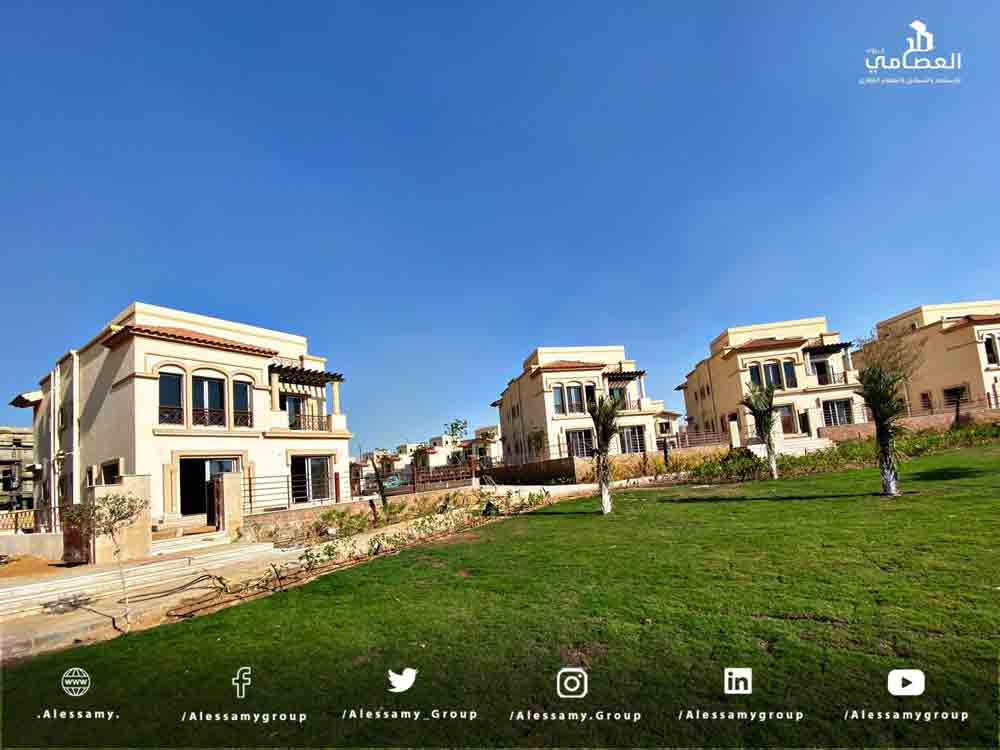 فيلا ثنائية للبيع بالتقسيط 330م جاردن فيو بVG3