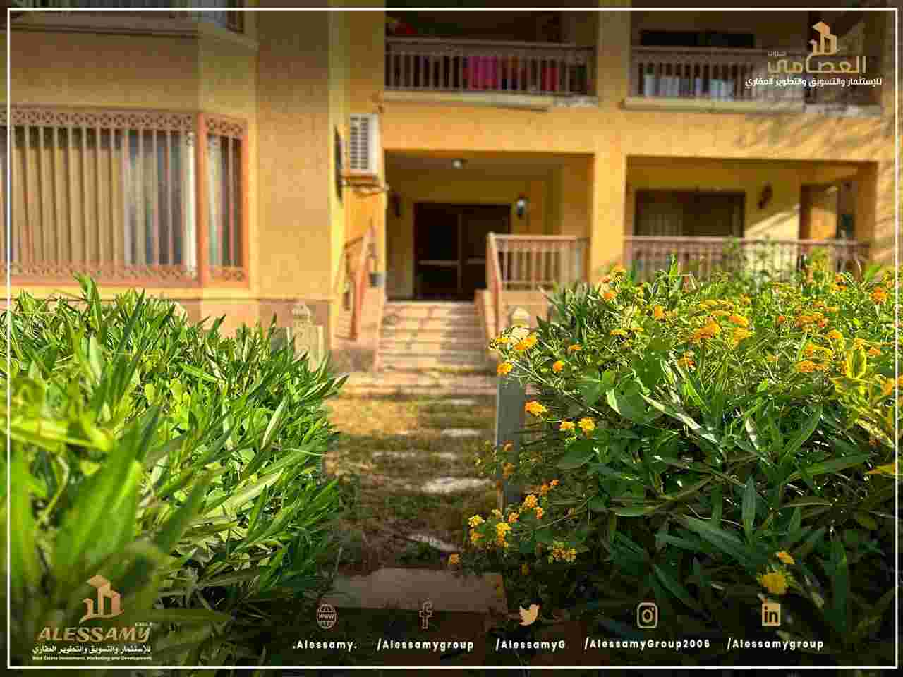 بمدينتى شقة 225 م2 بحري شرقي للبيع كاش تطل على وايد جـــاردن