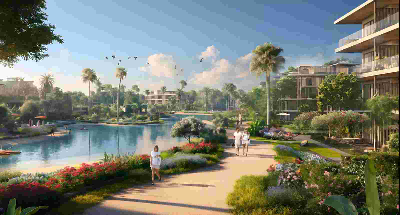 حجز افتتاح شاليه 130م في SouthMED – لاجون فيو – تقسيط